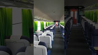 INSIDE FIRST CLASS INTERCITY TRAIN PORTUGAL firstclass intercitytrain train cp portugal [upl. by Suzie]