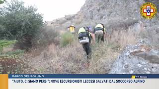 “Aiuto ci siamo persi” nove escursionisti leccesi salvati dal soccorso alpino [upl. by Arik]