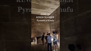 inside The Kings Chamber in Khufus Pyramid [upl. by Lorsung]