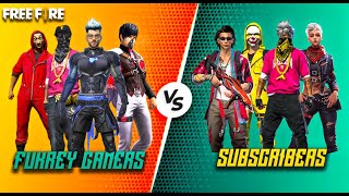 FUKREY GAMERS GUILD VS SUBSCRIBERS 🔥 देखते ह जंगल का शेर कौन है 😍  Freefire Live  FuKreY GaMers [upl. by Kruse]