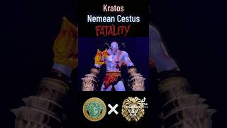 Kratos Medusa Gaze Nemean Cestus Fatality kratos mountolympus godofwar mortalkombat subscribe [upl. by Deraj]