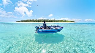 Alone 80km Out To SEA  No Food Remote Island Camping [upl. by Imhsar]