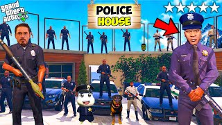 Franklins House Changes amp Upgrades Into Police Station In Gta 5  GTA 5 mods [upl. by Aikemet]