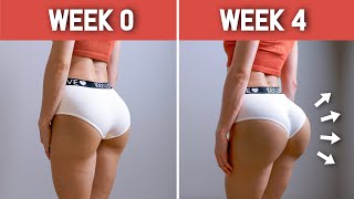 4 SIMPLE Exercises to Grow a BUBBLE BUTT in 2024 No Equipment At Home Booty Challenge [upl. by Euqirrne965]