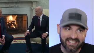 Biden Welcomes Trump [upl. by Airretnahs]