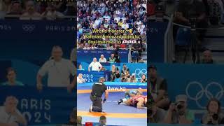 Amouzadhalili vs Muszukajiev Олимпийские игры FS 65 🇮🇷😱🔥Paris 2024olimpiadas wrestling [upl. by Aisats75]