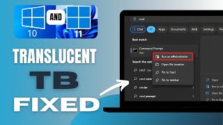 How To Fix TransluscentTB Not Working On Windows 10  11 Problem Solved [upl. by Ekrub]