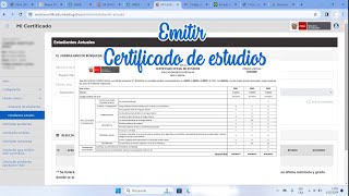 Emitir y generar certificados de estudio en el SIAGIE 2023 [upl. by Cohen490]