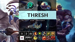 Thresh Support vs Braum  KR Challenger Patch 1413 [upl. by Comethuauc]