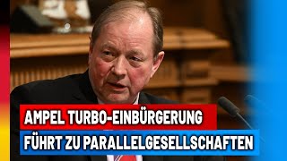 Ampel TurboEinbürgerung führt zu Parallelgesellschaften Dirk Nockemann [upl. by Suivatram]