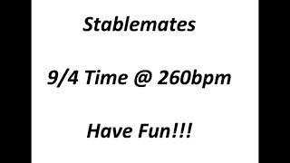 Stablemates Playalong 94 time 260bpm [upl. by Annairoc952]