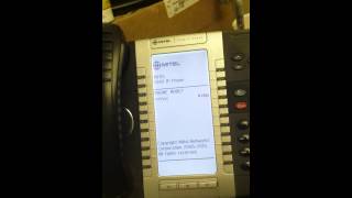 How to factory default a Mitel 5300 series IP telephone [upl. by Aihseit183]