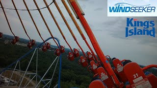 Windseeker Kings Island 60fps HD OnRide POV [upl. by Rumney]