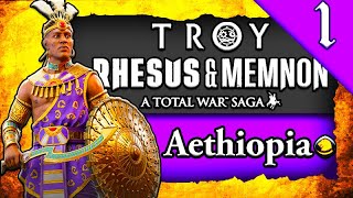 MEMNON KING OF AETHIOPIA TROY MYTHOS Total War Saga Memnon Campaign Gameplay 1 [upl. by Melita]