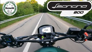 Benelli Leoncino Trail 800  POV  HQ Exhaust sound [upl. by Armalda]