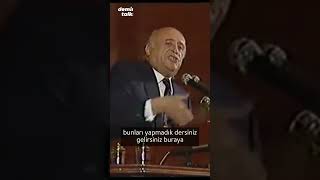 Süleyman Demirel Evvela fukaralaştır sonra fona bağla 1987 liderlerinsesi shorts [upl. by Eseryt]