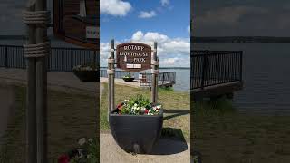 Beautiful Light House Sylvan Lake Alberta Canada shorts lake nature travel adventures [upl. by Kcirneh128]