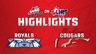 Victoria Royals at Prince George Cougars 1025  WHL Highlights 202425 [upl. by Adnilrev]