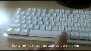 G SKILL KM360 Keyboard Sound testCherry MX Red switches [upl. by Zicarelli768]