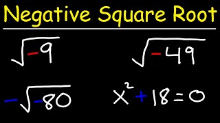 How To Find The Square Root of a Negative Number [upl. by Keeler101]