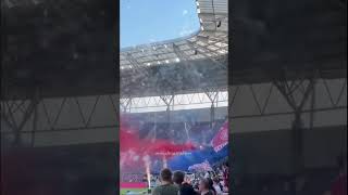 FC Basel 30’ before the kick off away in Geneva against Servette FC ultras swissultras [upl. by Andrew]