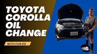 Toyota Corolla Oil change [upl. by Janetta159]