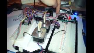 Stepper motor  A4988 driver AVR code included [upl. by Adnorrahs905]