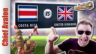 COSTA RICA vs UNITED KINGDOM UK ft Saint Belikin  MGL WORLDS TOP 32  Clash Royale eSports [upl. by Inimak314]