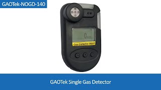 Single Gas Detector  GAOTek [upl. by Meesan467]