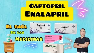 Captopril Enalapril Lisinopril  El Baúl de las Medicinas  Ep 4 T1 captopril enalapril [upl. by Rahab]