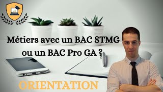 Quels Métiers avec un BAC STMG ou un BAC Pro GA [upl. by Wind]