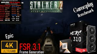 7900 XTX 🖥️ 9800X3D 🎮 STALKER 2 Heart of Chornobyl  4K FSR 31 Quality  Epic Settings  Frame Gen [upl. by Rauch971]