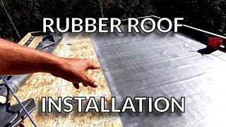 Installing the RoofKit EPDM Rubber Roof [upl. by Balac]