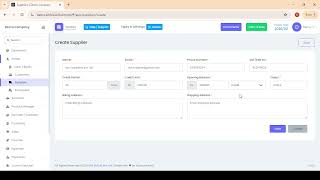 Create Suppliers or Vendor Account  SMBiz  Accounting Software [upl. by Nodnar833]