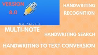 Notability MAJOR UPDATE Version 80 [upl. by Harbison]