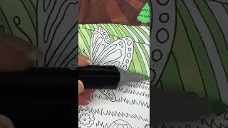 🌱 Coloring grass  Coloreando césped 🌱 asmr coloringbook grass coloringbook [upl. by Anenahs557]