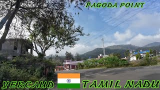 🇮🇳Yercaud⛰️Salem Tamil Nadu🛵Pagoda point Forest View to MM resorts ride with Vagabond [upl. by Atnauqal969]