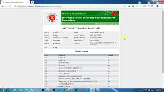 SSC Result 2019 Full Marksheet  Check Now BD Education Board Result [upl. by Agbogla]