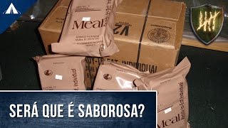 Review MRE  Ração militar americana [upl. by Clauddetta]