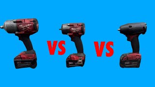 Which Milwaukee M18 FUEL Impact Gun is Best for You High Torque Mid Torque or 38 Impact [upl. by Nosdrahcir]