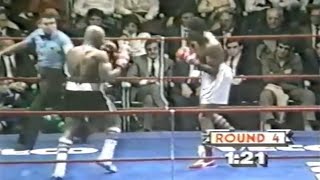 WOW WHAT A KNOCKOUT  Marvin Hagler vs Fulgencio Obelmejias II Full HD Highlights [upl. by Ariom]