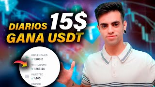 Esta PLATAFORMA te PAGA USDT TODOS LOS DIAS  Ingresos Pasivos 2024 [upl. by Ahrens]