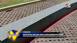 Patung Replika Paksi Naga Liman Di Taman Kebumen Kota Cirebon [upl. by Ameerahs]