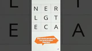 9 Letter word square whats your word wordgames mindexercise [upl. by Christianity]