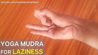 Vyan Mudra  yoga mudra to get rid of laziness RIGHT NOW [upl. by Hctud]