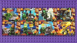 LEGO Captain Marvel Set Minifigures Unofficial LEZI 98018 [upl. by Ahsirhcal]