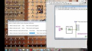 How to Create a Event from a Boolean Indicator in Labview [upl. by Lirret]