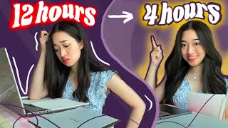 how to learn FAST so studying doesn’t take forever 🤧  StepbyStep Guide [upl. by Yemrots]