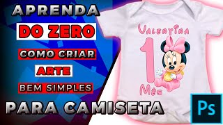 🚨DO ZERO COMO CRIAR ARTE PARA CAMISETA NO PHOTOSHOP  IMPOSSÍVEL SAIR DESSE VÍDEO SEM APRENDER [upl. by Fulviah]