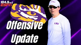 FULL PRESS CONFERENCE LSU OC Joe Sloan Talks WR Rotation  Garrett Nussmeiers Improvement [upl. by Whitcher]